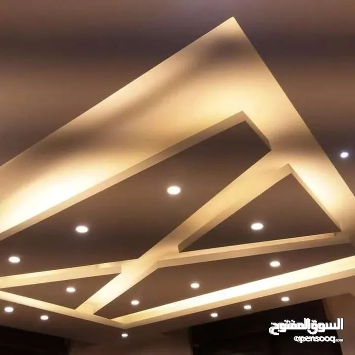 معلم ديكورات جبس بورد دهان كهرباء فور سيلنق ورق جدران بديل رخام وخشب صيانه عامه عزل خارجي داخلي