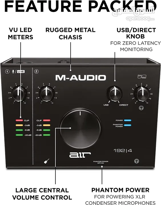 M-Audio AIR 192x4 USB C Audio Interface 