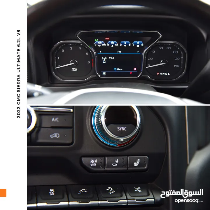 بيك أب جي أم سي سييرا دينالي 2022 GMC Sierra Denali 6.2L V8