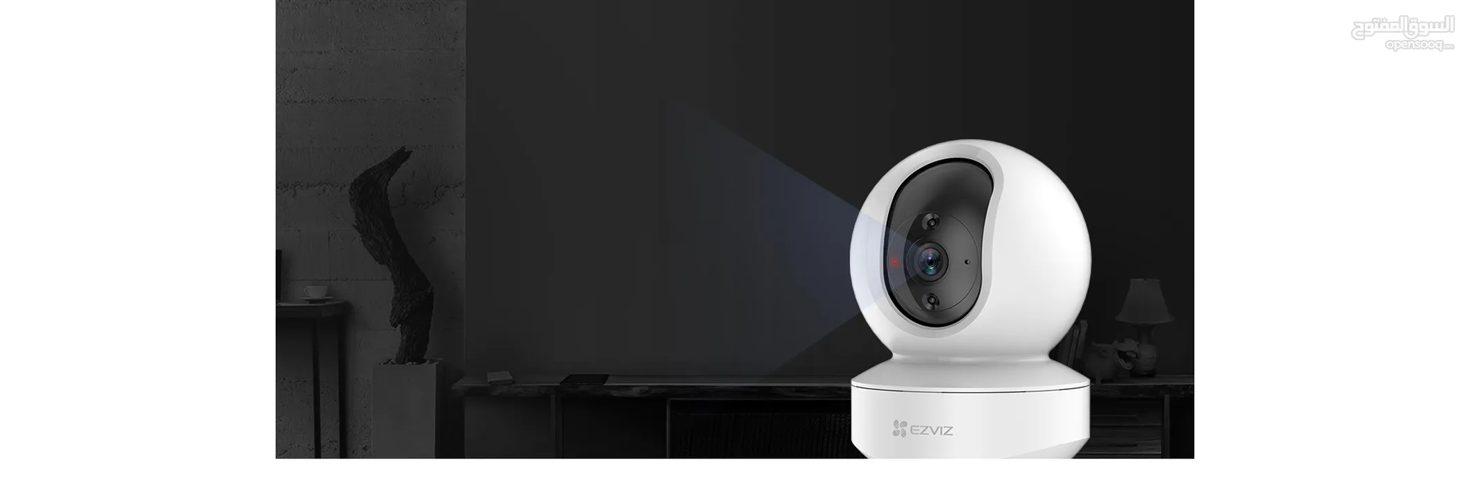 كاميرا لاسلكي 4MP 2K  متحركة 360 درجة بدون اسلاك نوع Ezviz Wireless Security Camera