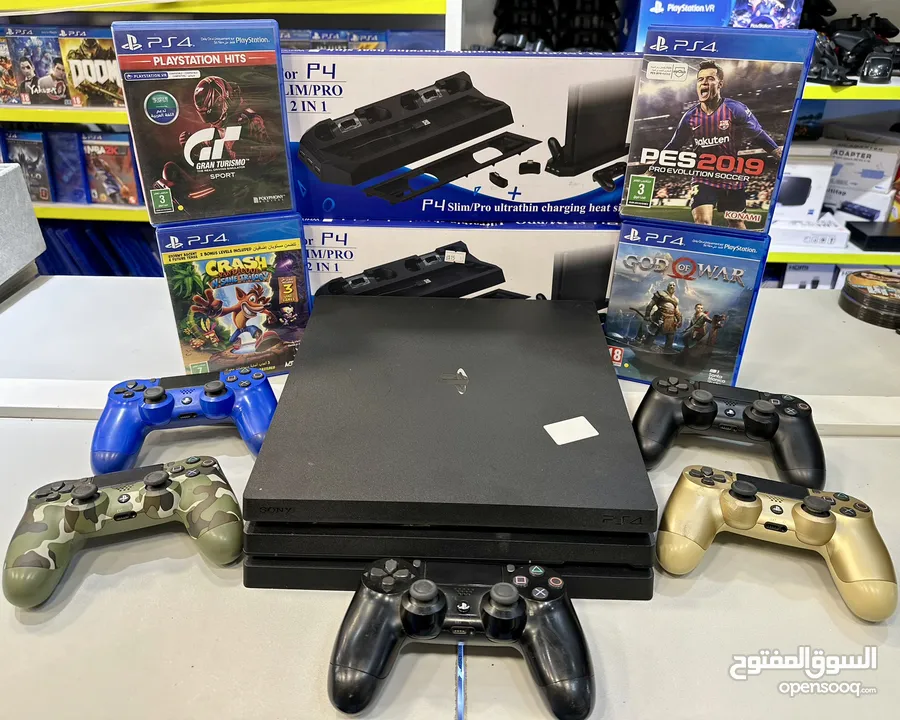 بلاي ستيشن 4 برو مع كفاله PS4 Pro بافضل الاسعار