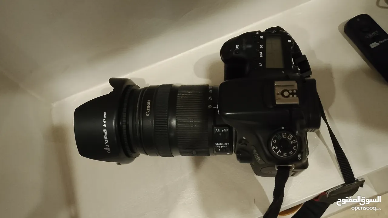 كاميرا Canon 70d بحاله ممتازه