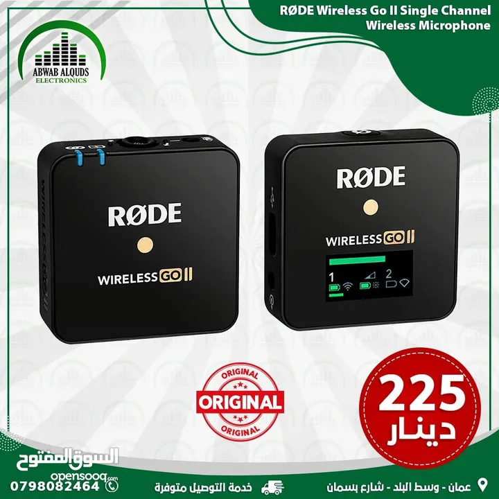 Rode Wireless GO II Single Channel Wireless Microphone
