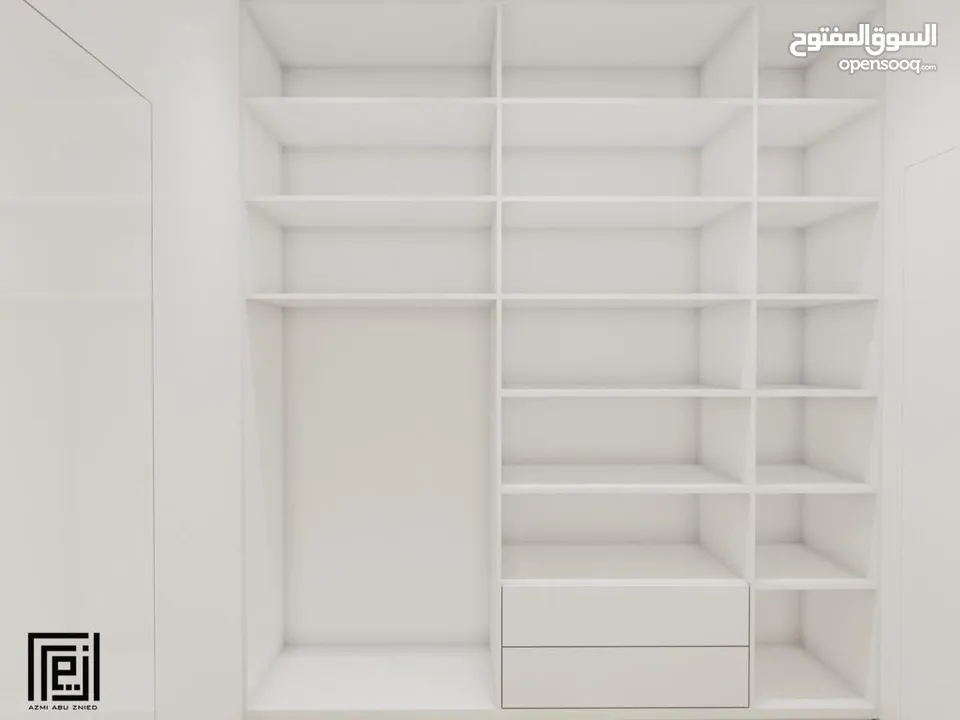 شقة مميزة بإطلالة مميزة مشطبة لغاية القصارة مع تصميم ديكور داخلي
