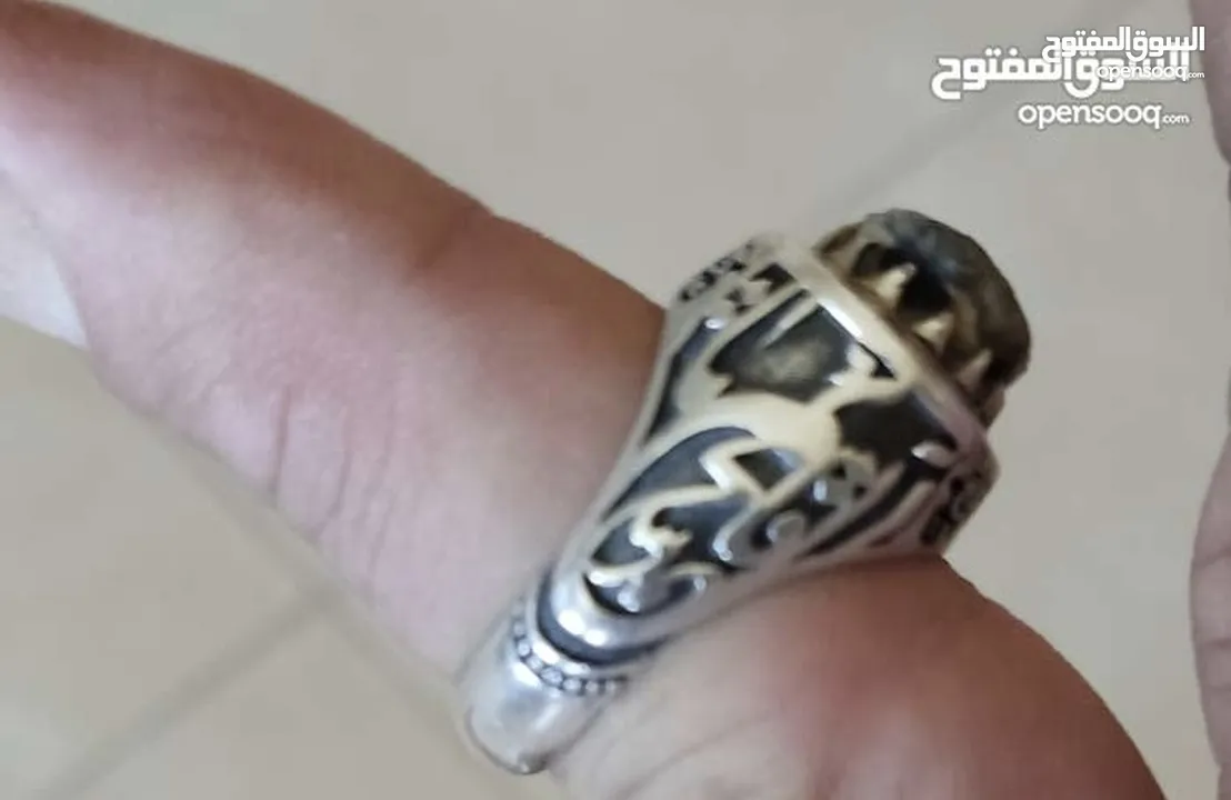 خاتم ايراني عقيق يماني اصلي