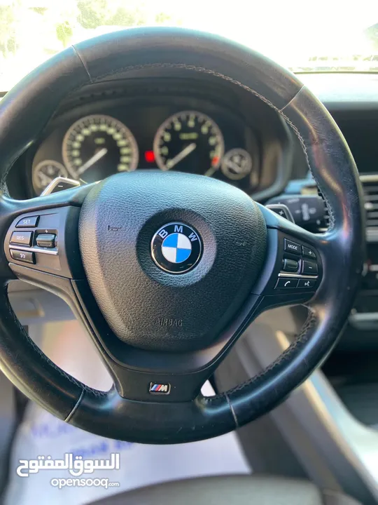 Bmw x3  M ‎مطور 2000 توين تيربو 245 حصان  ‎مديل 2016 ترخيص 2015 ‎السيارة فل الفل