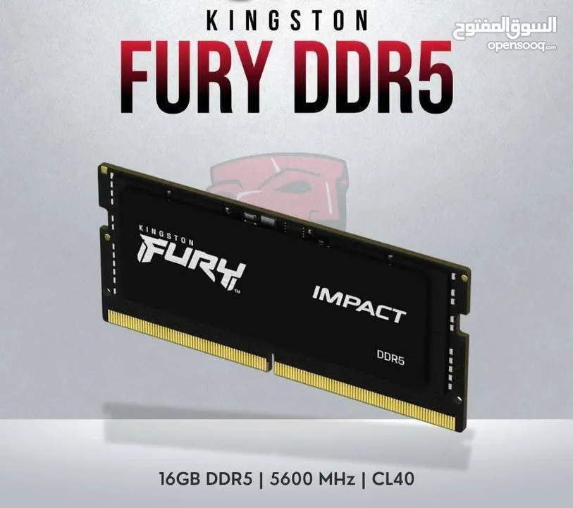 Kingston Fury Laptop Ram 16GB DDR5-5600MHz