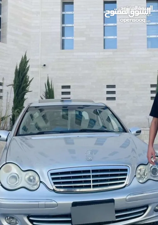 مرسيدس c200 كومبريسور 2006 بنزين سيارة صلاة النبي للبيع