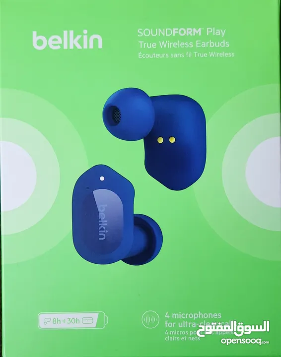 belkin earbuds سماعات اصلية بحال الوكالة للبيع