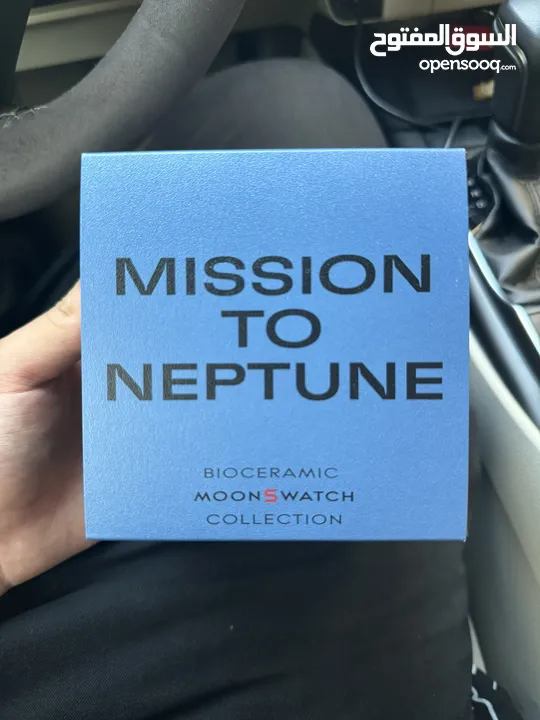 Omega swatch moonswatch - mission to neptune  ساعة اوميغا سواتش جديدة