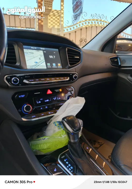هونداي ايونك فحص 7جيد بدون ملاحضات استعمال شخصي وستخدام خفيف عداد 188km
