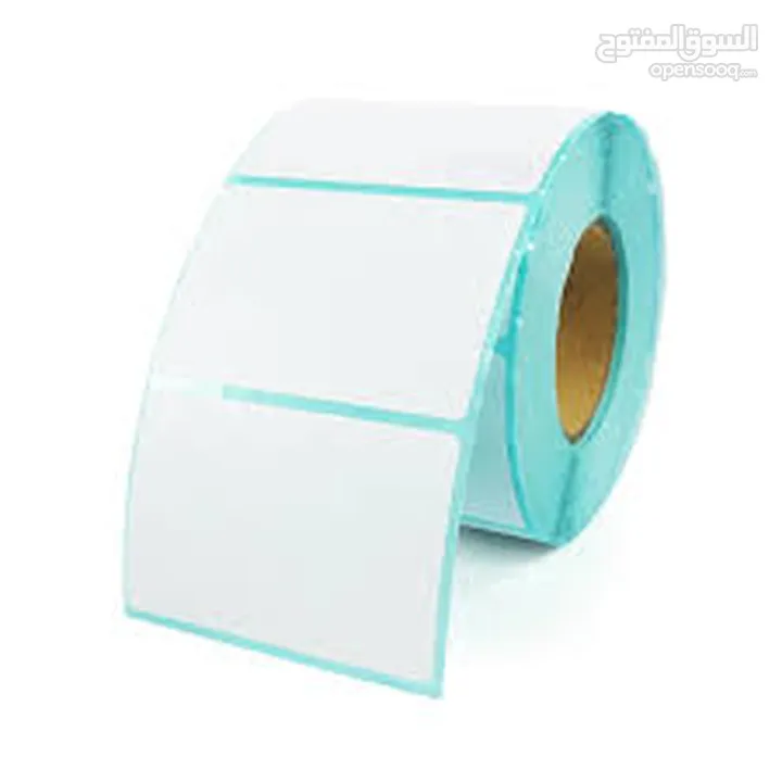 ليبل ورقي THERMAL 40*25 LABEL PAPER املصق حراري 40 × 25 ملم  5 حبات  4 دينار