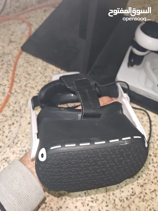 نظارة في ار ميتا كويست 2 مستعمل بحالة ممتازة للبيع او البدل مع سويتش اوليد