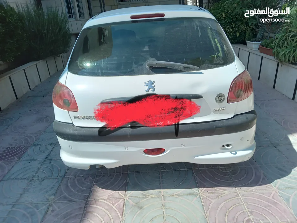 ببجو 206 مديل 2008 اتمات متور 1600