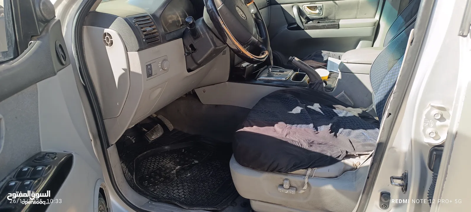 كيا سورينتو 2007 محرك 2500 سولار