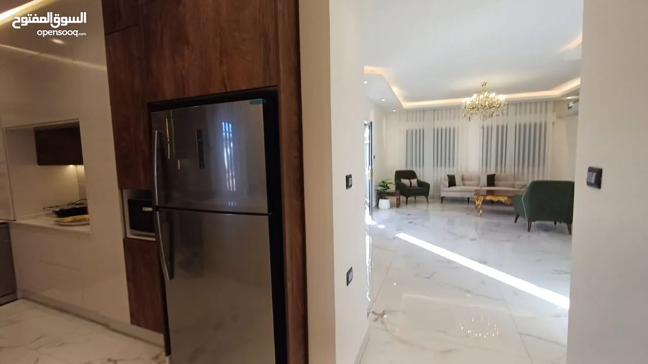 شقة ارضية مفروشة لم تسكن في - عبدون - مساحة 220 متر بترس و كراج خاص (ID#: 65206)
