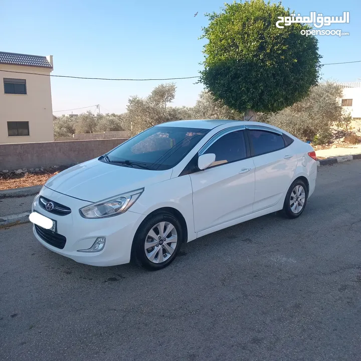 هونداي اكسنت 2016 بنزين أوتوماتيك بصمة دهان شركة