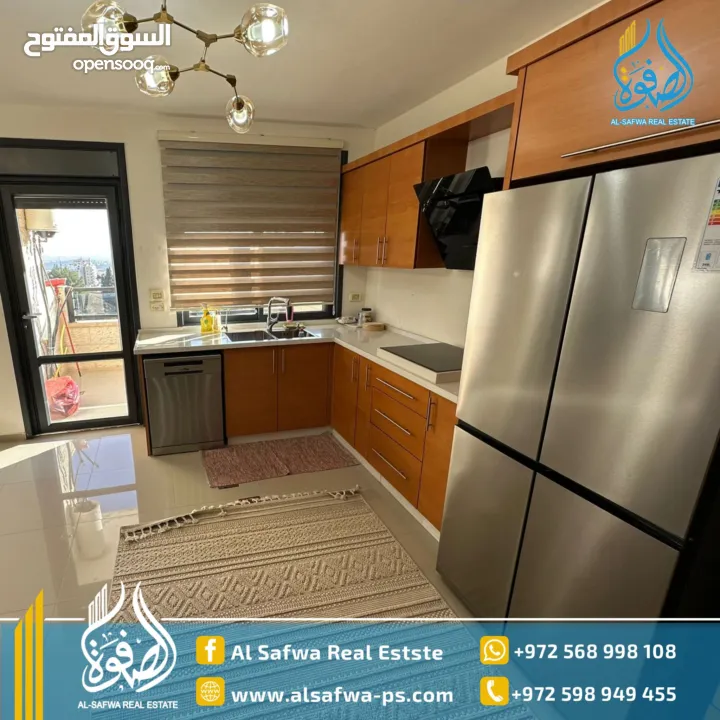 شقه مميزه للايجار المصايون قرب البنك العربي باطلاله جميله ومشمسه من كل الجهات