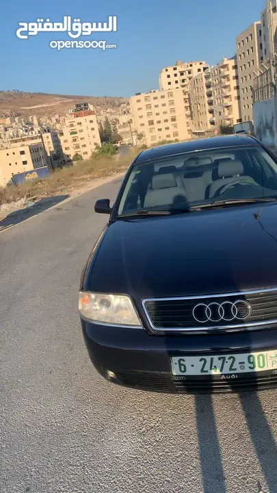 Audi A6 2001 مستعمله بحالة جيدة من يدّ بنت ،،، لونها كحلي غامق ،،، بسعر مغري جداً،،