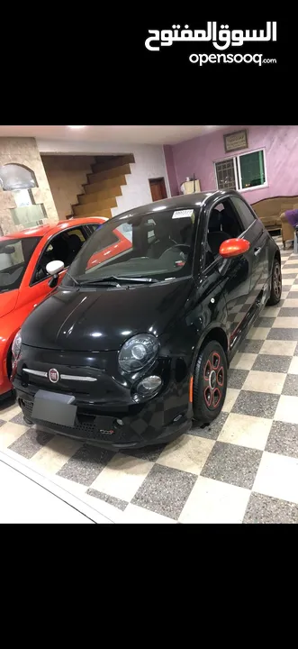 فيات 500e موديل 2016 نظيفة جدا