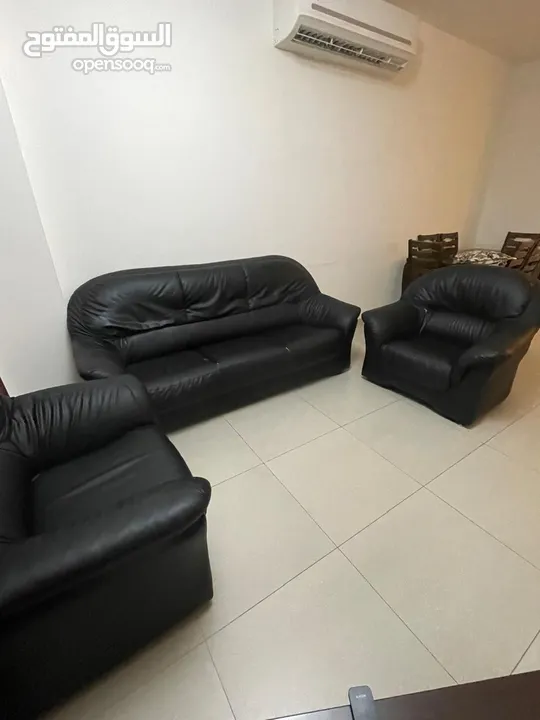 Leather Sofa Set