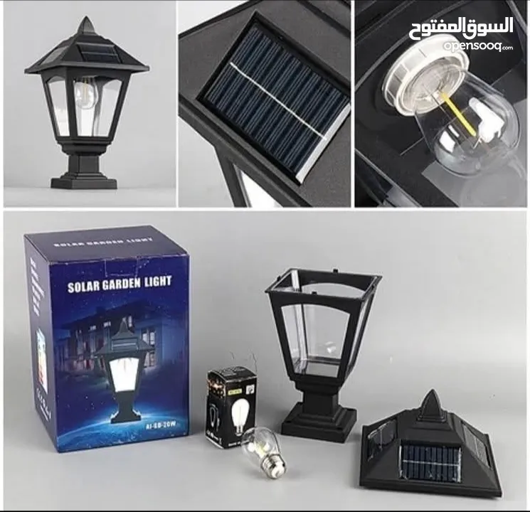 كشاف طاقه شمسيه  للاناره والديكور  الداخلي والخارجي في المملكه بأفضل الأسعار