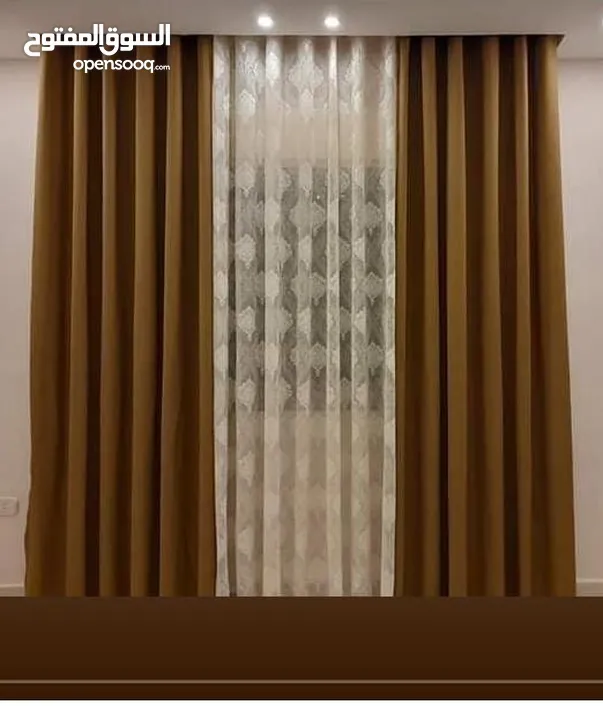 ينتهي العرض الخميس برادي شباك كامل24.99دينار العرض للخميس برادي كل 3قطع 6متر قماش ارتفاع 280سم