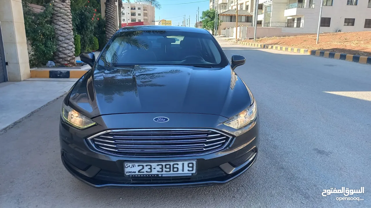 فورد فيوجن اس اي 2017 فحص كامل لون فيراني مميز بسعر مغري قابل للبدل