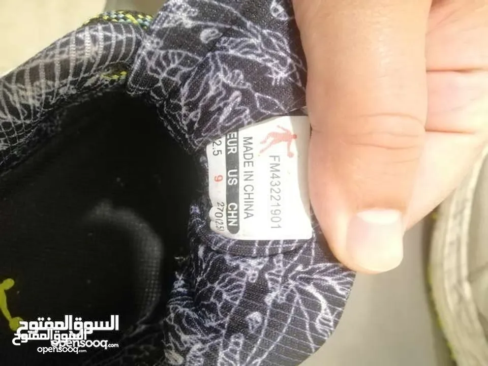 شوز رياضي صيني اصلي نوعه qiaodan بحالة ممتازة  بسعر 10 د الموقع عمان البيادر منطقة ابو السوس