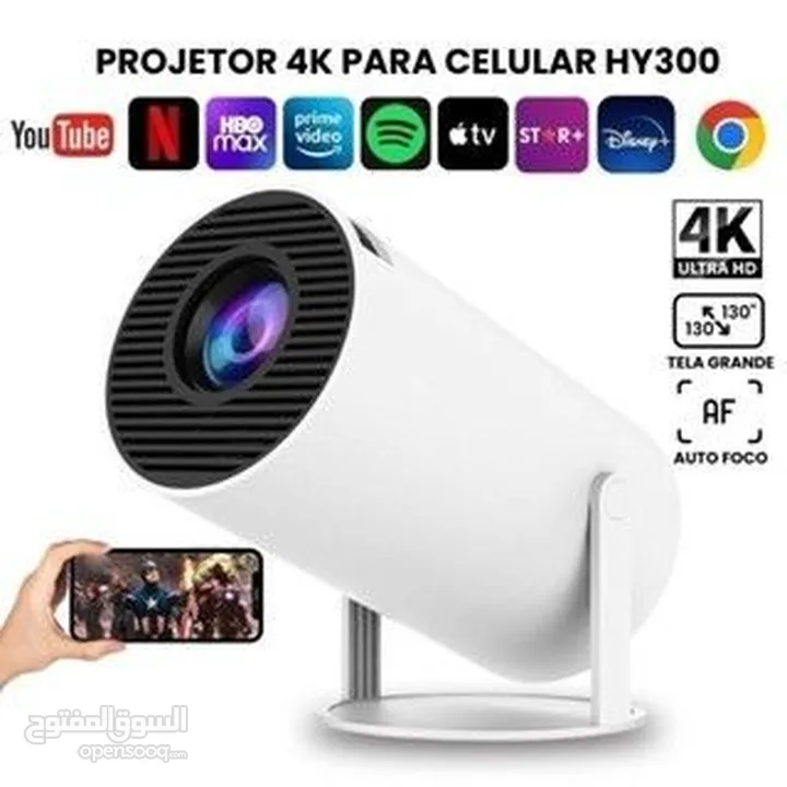 بروجكتر ميني بجودة عالية  mini projecter 4K بنظام اندرويد