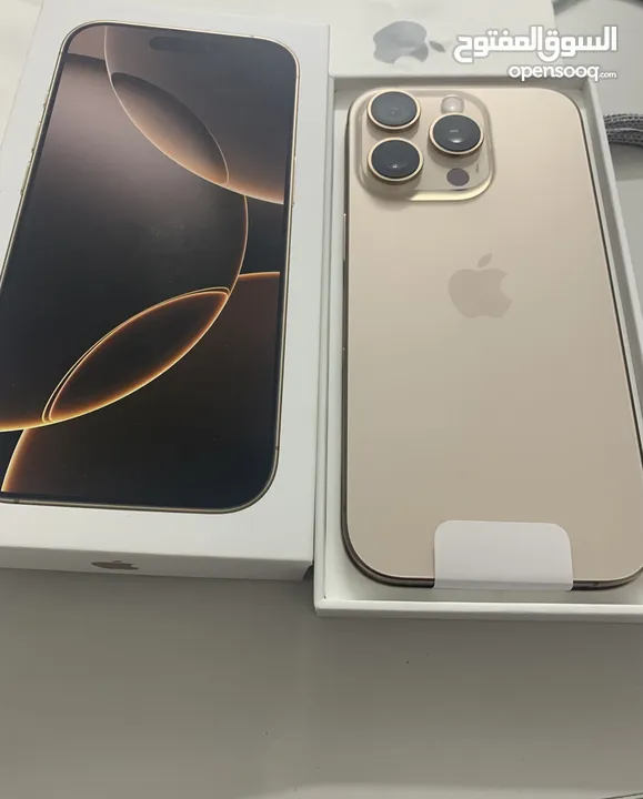 iPhone 16 pro 128GB Desert titanium