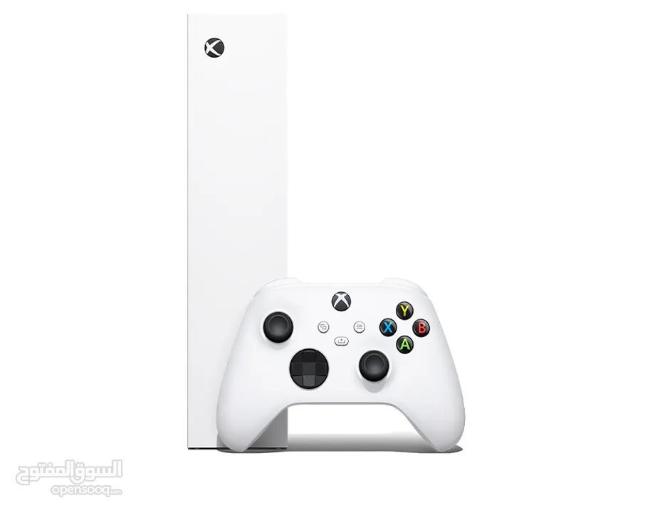 Xbox Series S + يدتين + 5 ألعاب – بحالة ممتازة