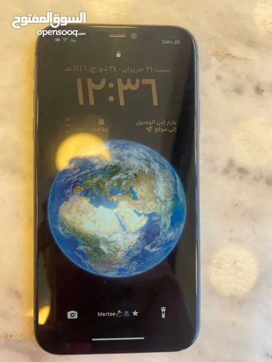 آيفون 11  مزود بطريه   جيجا 128
