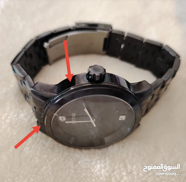 ساعة Guess Black