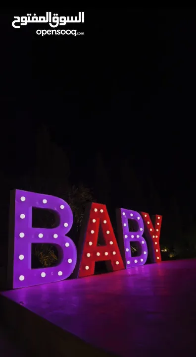 For Sale: Complete LED Marquee Letter Collection – Perfect for Weddings, Proposals, and Events