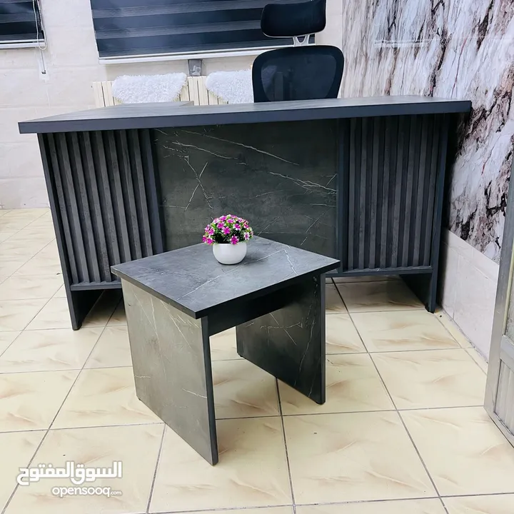مكتب للدراسة والاستقبال مع 3 ادراج خشبية (خشبي) 120*60 تشكيلة مميزة من المكاتب بسعر المصنع