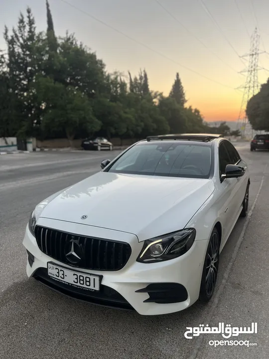 مرسيدس E350 وارد وكالة غرور  لون لؤلؤي