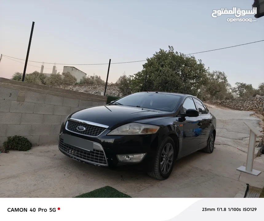 فورد مونديو 2008 فرش جلد مطور وجير الف الف فتحة سقف تشغيل بصمة مفتاحين كشافات