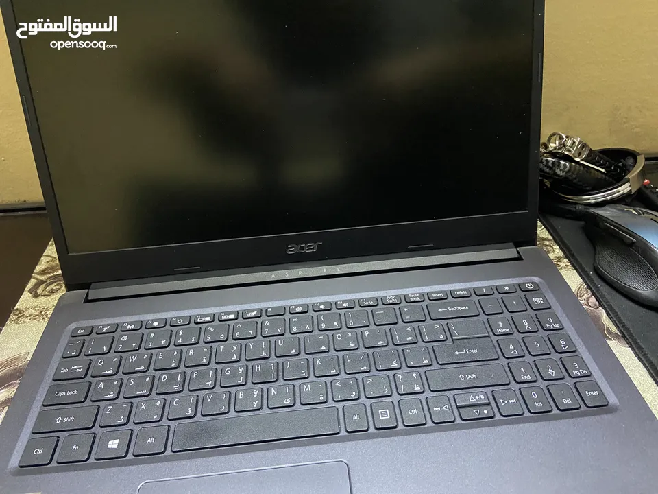 Acer aspire 3 جهاز مستعمل على لخفيف تسكيره الشركة مركبله ssd