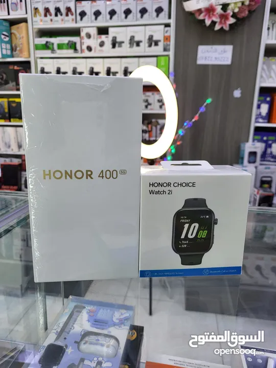 جديد وحديث HONOR 400 5G جيجا 256 رام 24 معه سماعه هونور الاصلية هدية صور بلعلان متوفر توصيل