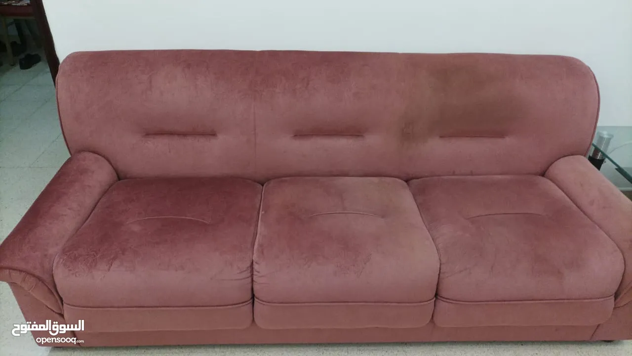 Sofa set with table
