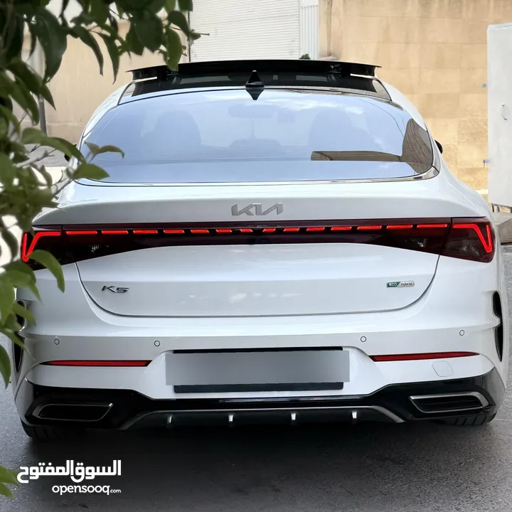 كيا kia k5 2022  ليمتيد فل اعلى صنف وارد كوري  فحص كامل 7جيد