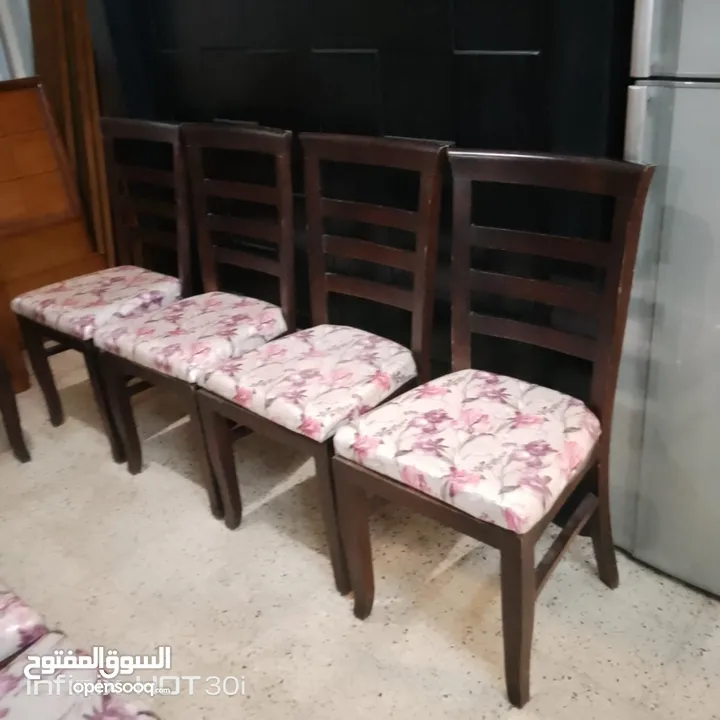 كراسي زان بدون طاولة وطاولة تليفزيون لاتيه للبيع التواصل واتس