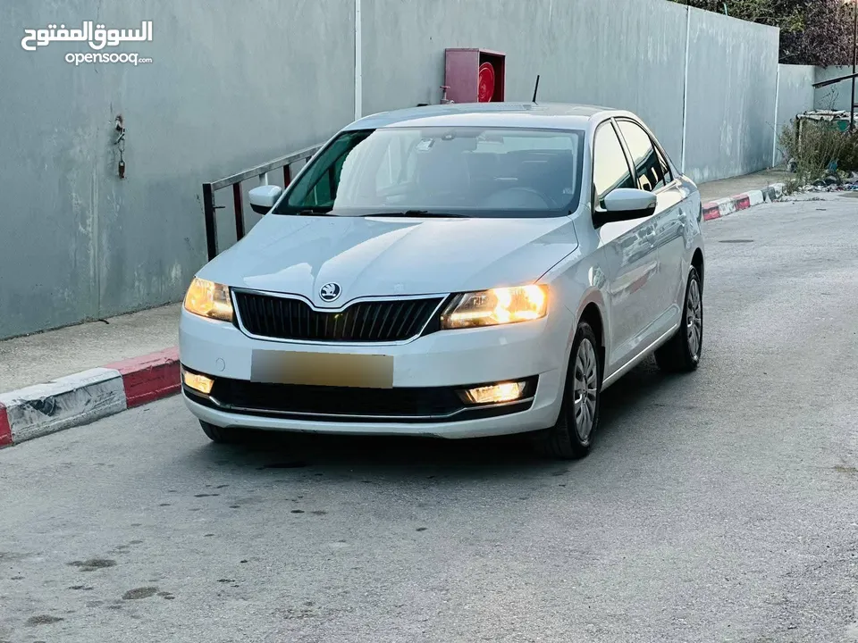 سكودا رابيد 2019 مشطوب لتواصل ع رقم الي مكتوب بالشرح فقط مش الرقم الي مسجل