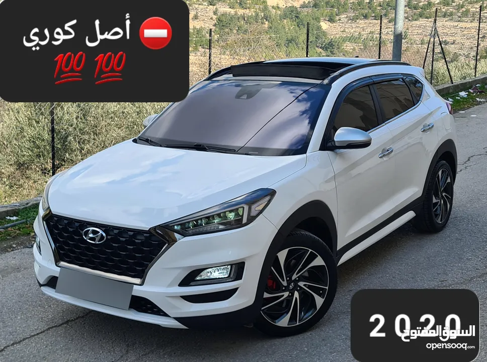 HYUNDAI TUCSON 2020 أصل كوري / فل مسكرررر إضافات  عداد 41000 / نخب ولا غرام بوية  جيب مميز وجديد