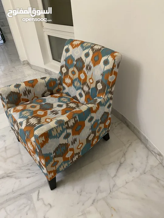 Modern Colourful Design Armchair