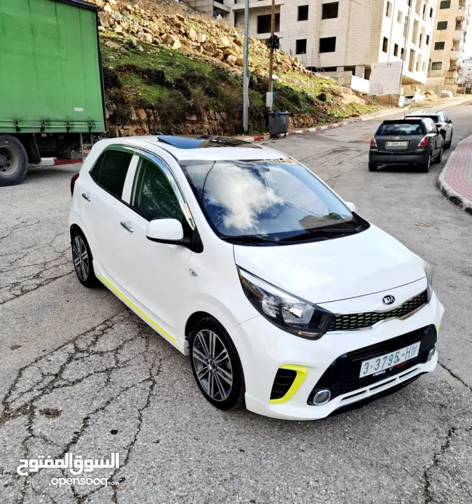 كيا مورنينج  2018  GT  فل إضافات + فتحة سقف