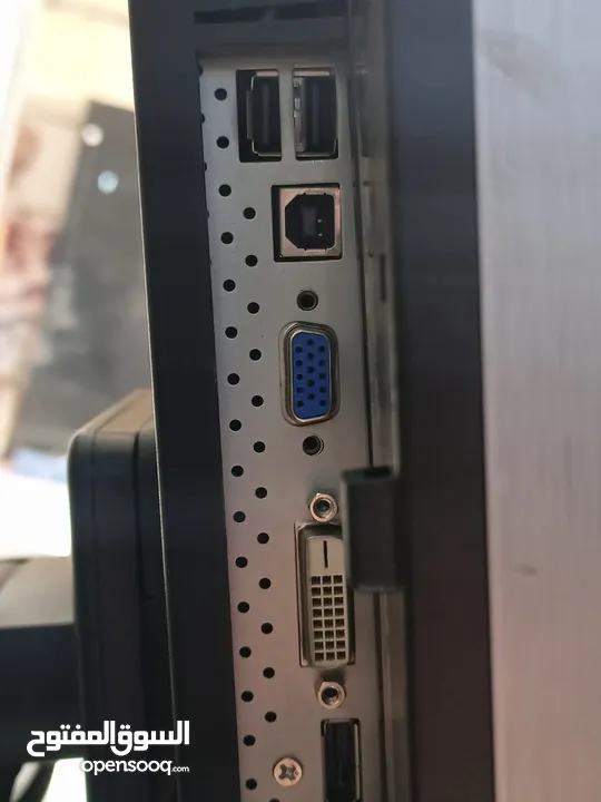 شاشة كمبيوتر قديمة  متحركة hp 24 انش مستعملة