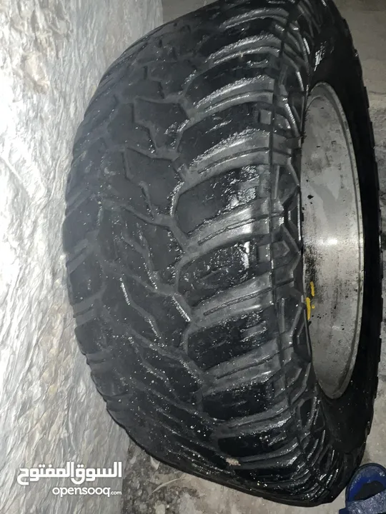 جنط فورد f150  لاريت كروم مدهون اسود بحالة الوكاله