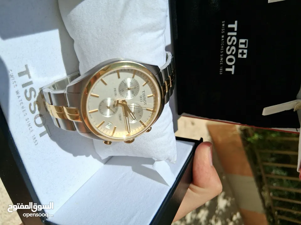 Tissot PR100 Original   جديدة بجلاتين مع أوراقها